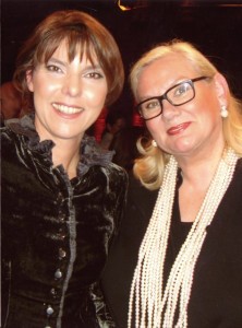 Lilo mit Bettina Böttinger nach der Sendung